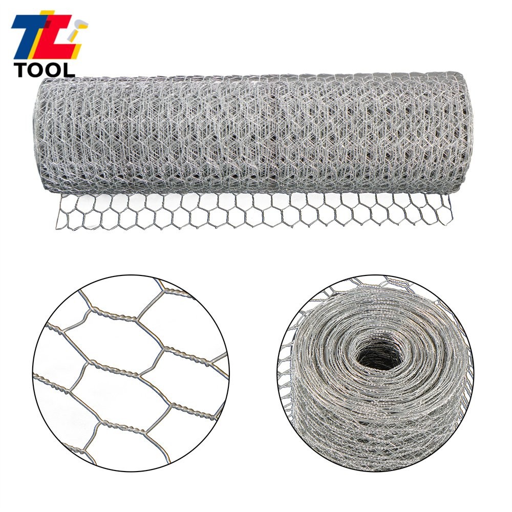 24In×100FT 1″ Hole Galvanized Garden Fence Poultry Netting For Chicken Coop