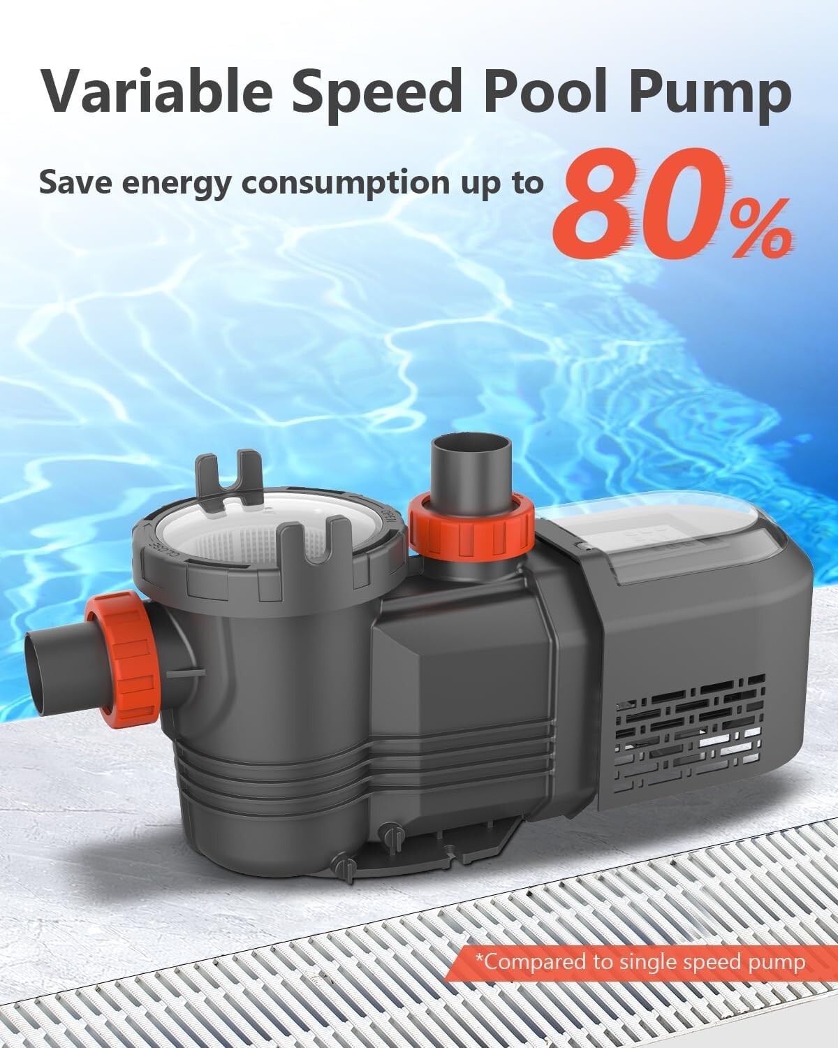 3.0 HP Variable Speed Swimming Pool Pump