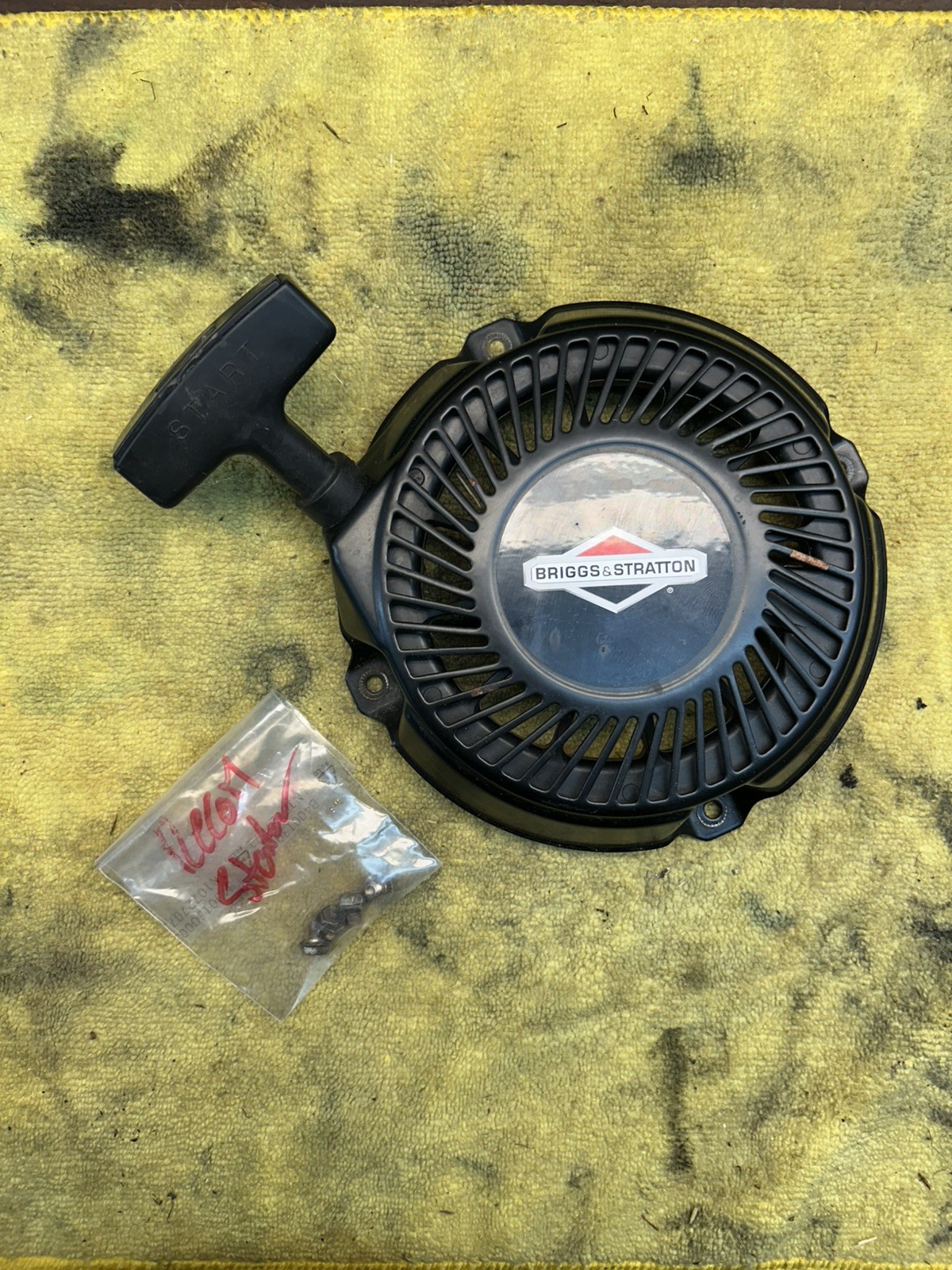 BRIGGS AND STRATTON 205CC 9.00 GROSS TORQUE OHV ENGINE RECOIL STARTER