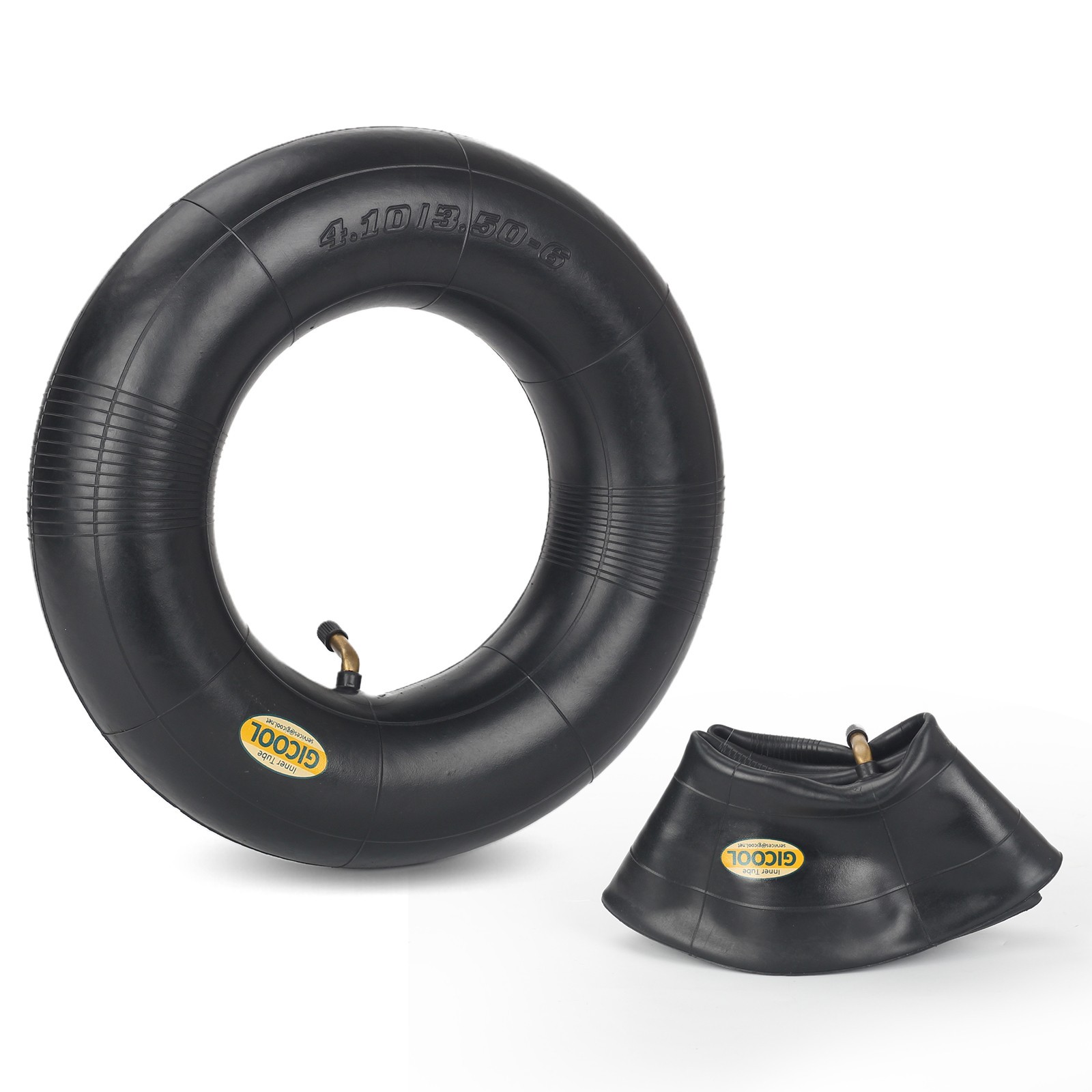 2 Pack 4.10/3.50-6 Replacement Inner Tube, 13″ Tire for Wheelbarrow Garden Wagon