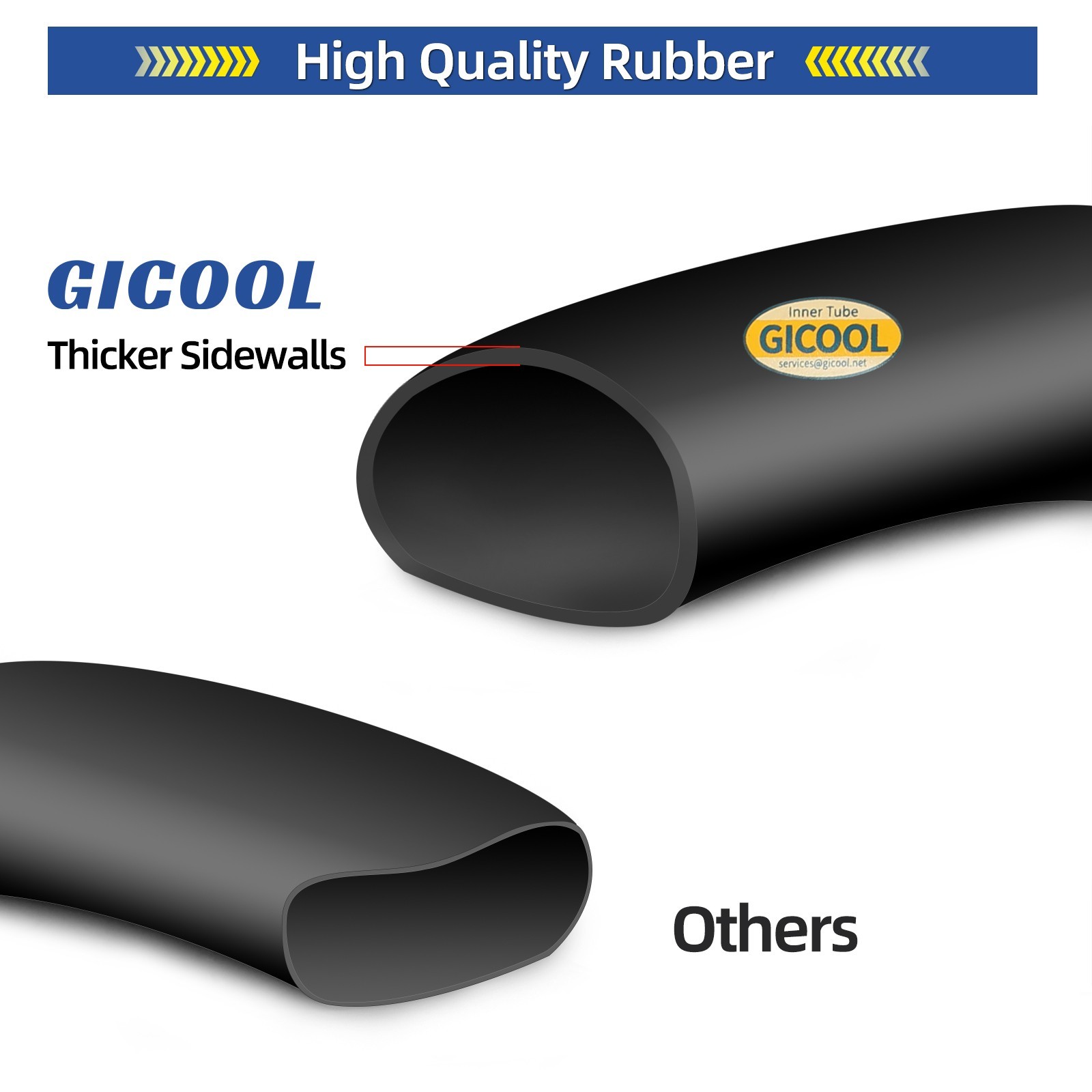 2 Pack 4.10/3.50-6 Replacement Inner Tube, 13″ Tire for Wheelbarrow Garden Wagon