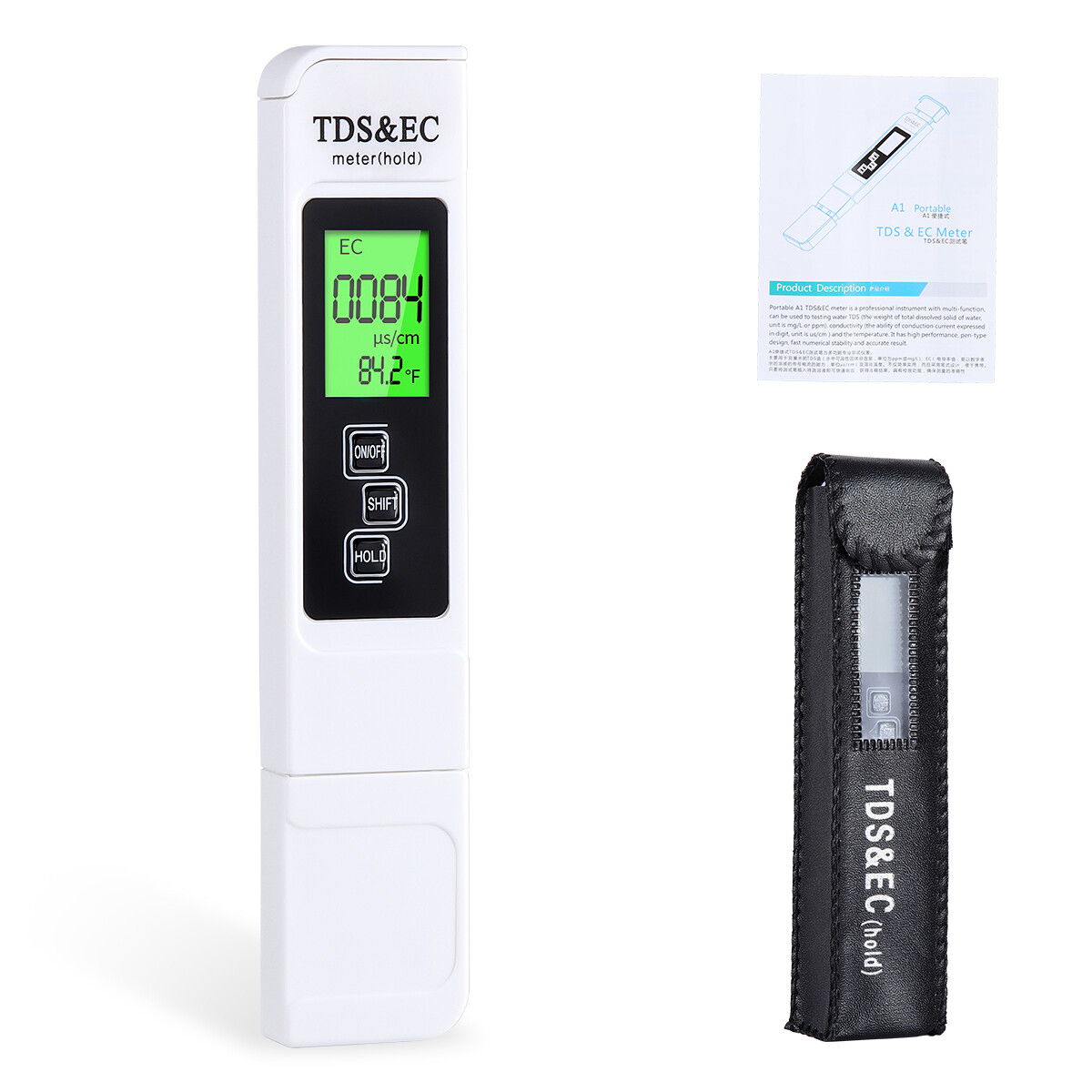 TDS Meter Digital Tester Water Quality Testing Kits for Drinking Water 0-9990ppm