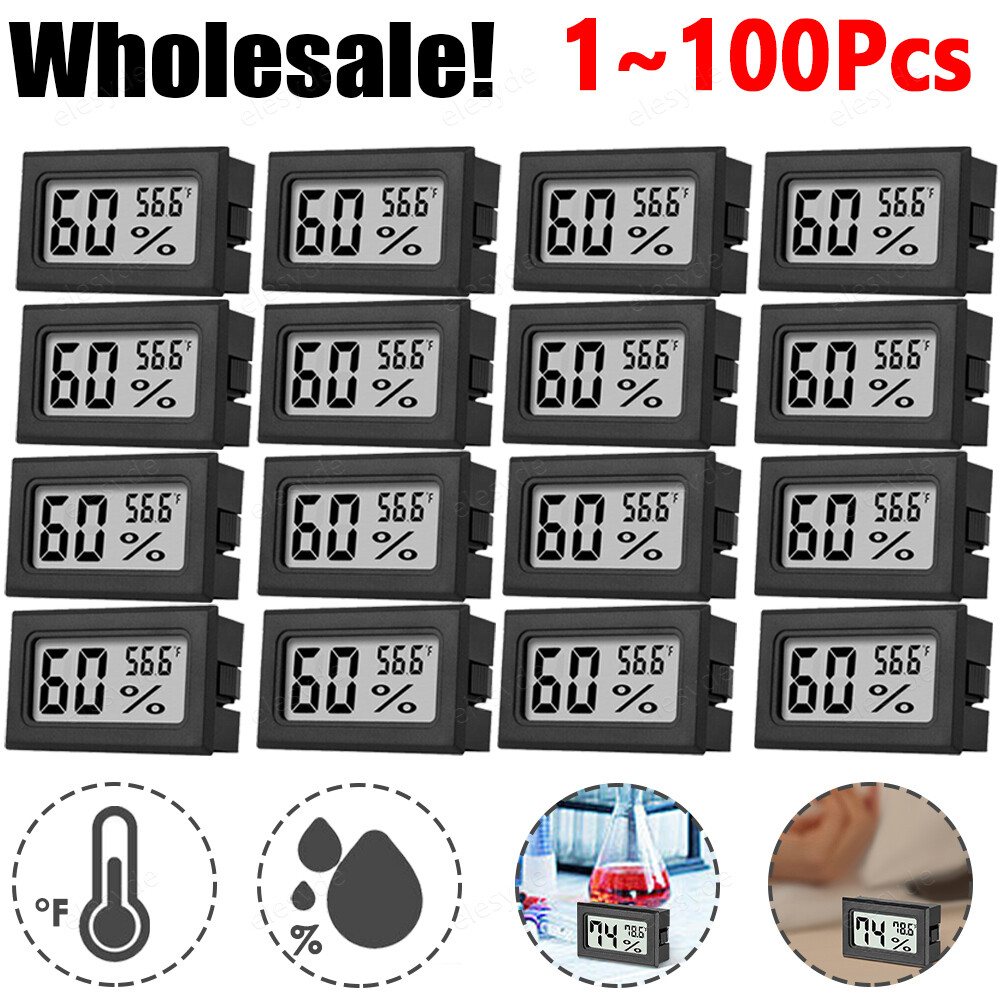 Digital Thermometer Hygrometer Humidity Temperature Meter Mini Indoor Tester Lot