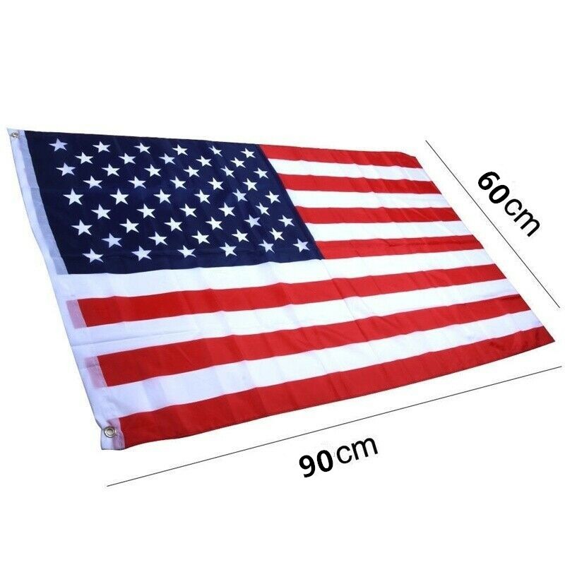 4Pack 2×3 Ft American Flag w/ Grommets-United States Flag-US Flag-USA America.