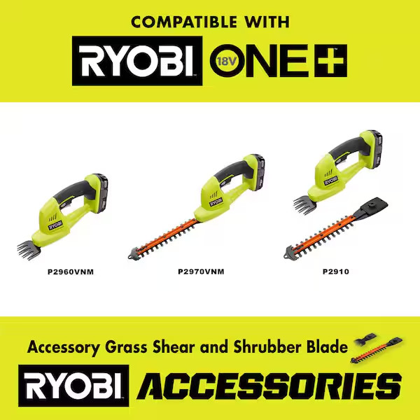 NEW RYOBI Accessory Grass Shear and Shrubber Blade-AC5501VNM