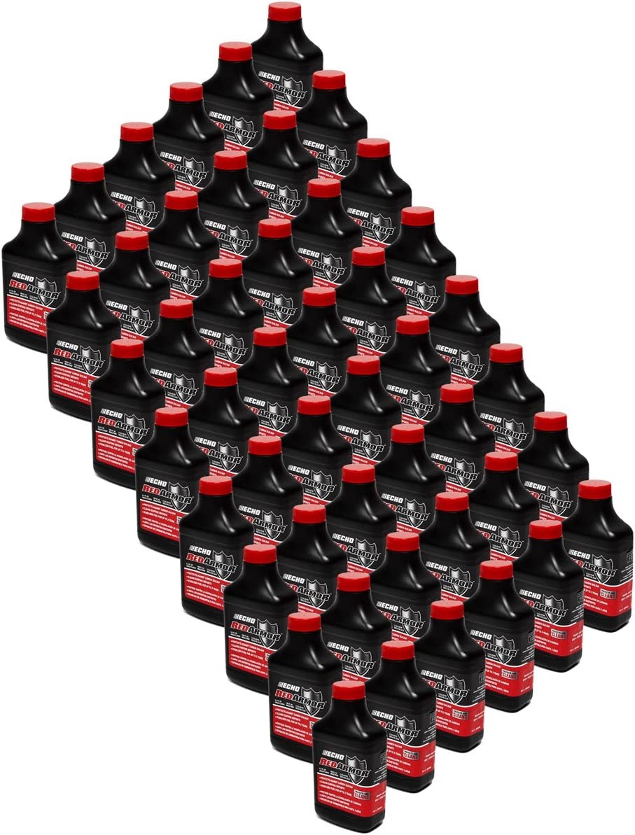 48 Pack of Echo Red Armor 2-Stroke Engine Oil 6.4 oz Bottle 50:1 Mix 6550025