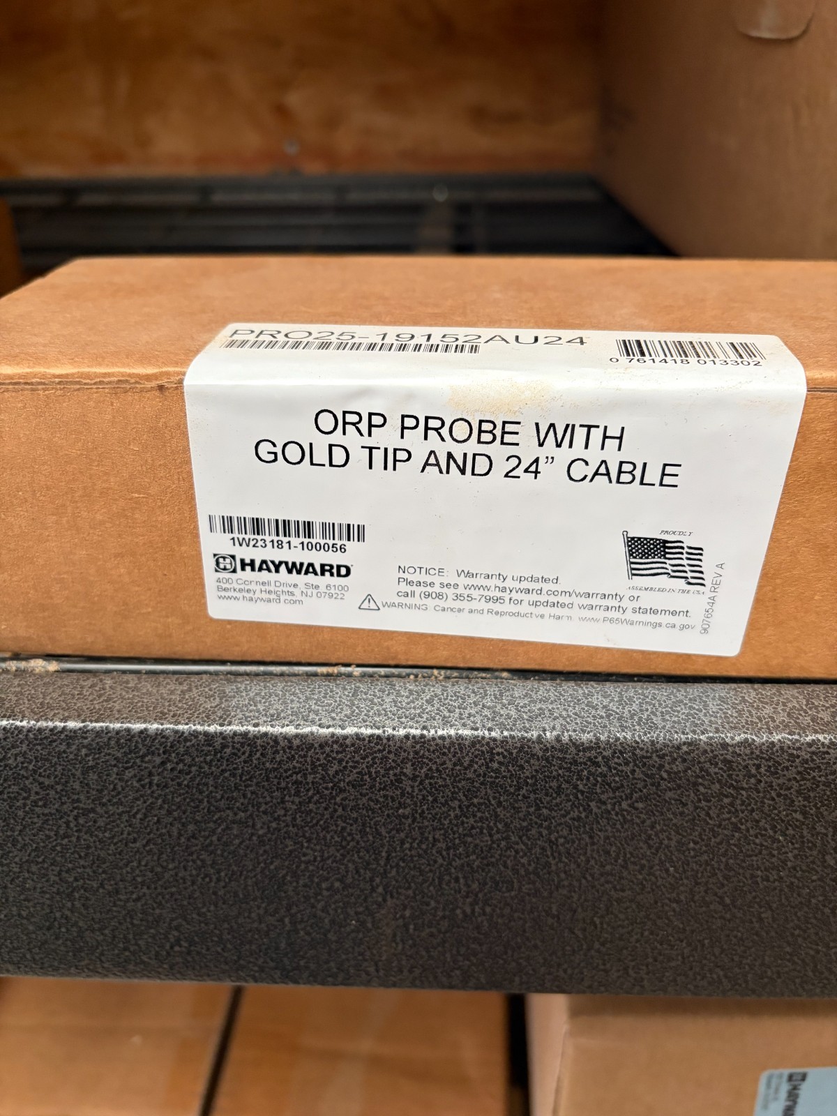 Hayward ORP probe with gold tip