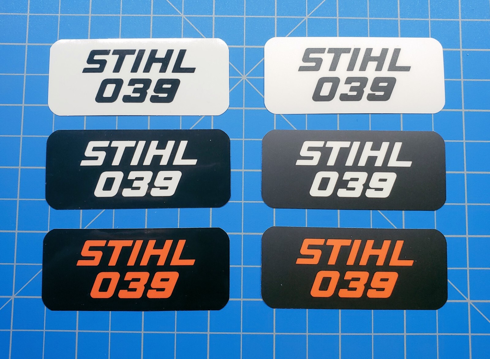 Vinyl Sticker for Stihl 039 Shroud Badge “Full Vinyl Overlay”