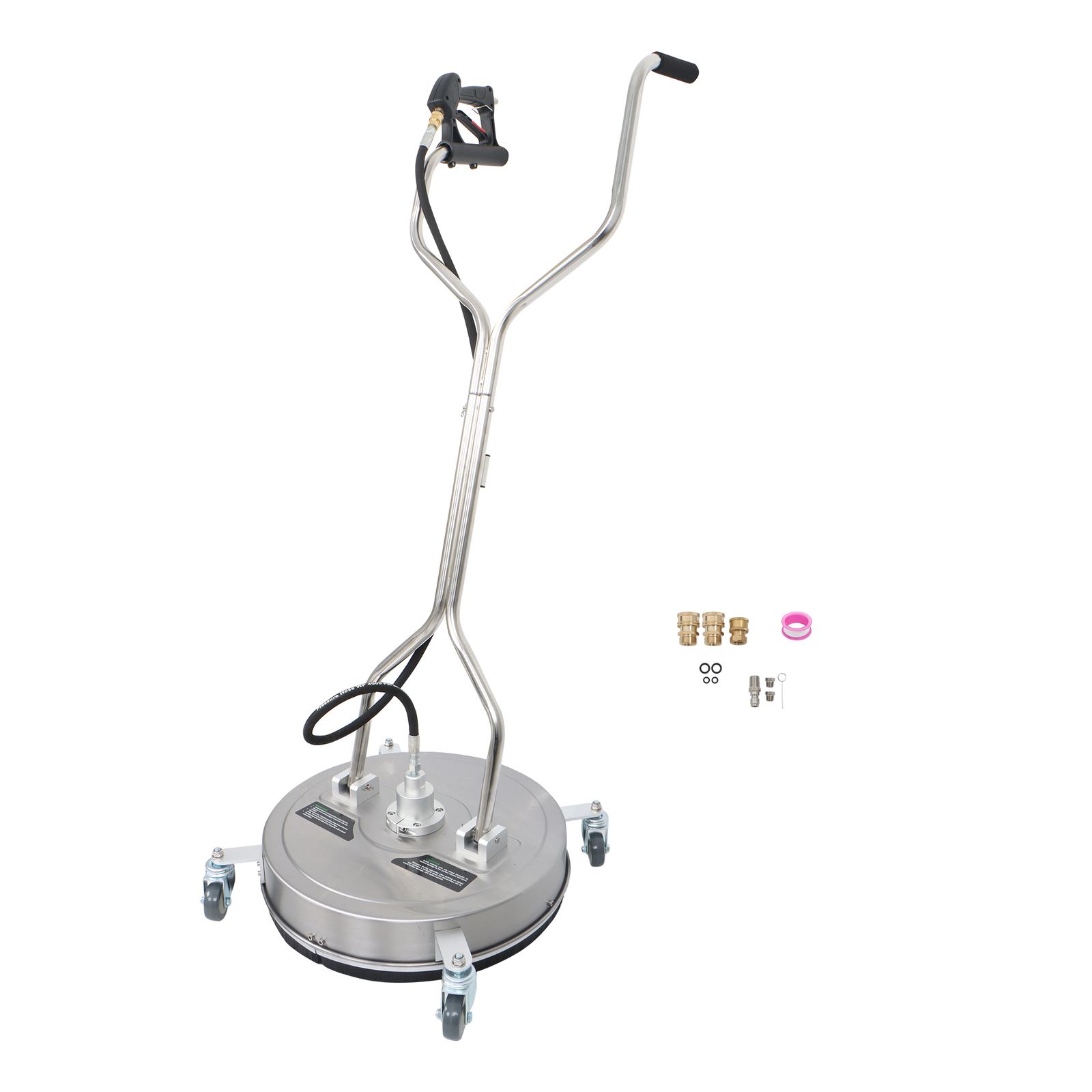 20″ Pressure Washer Surface Cleaner w/ Handles & Wheels Quick Connect