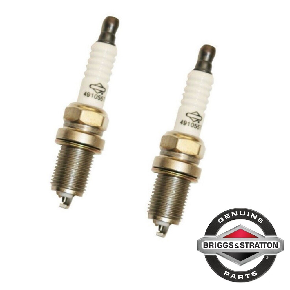 Genuine Briggs & Stratton 491055T (Same as 491055, RC12YC) Spark Plug – 2 PACK