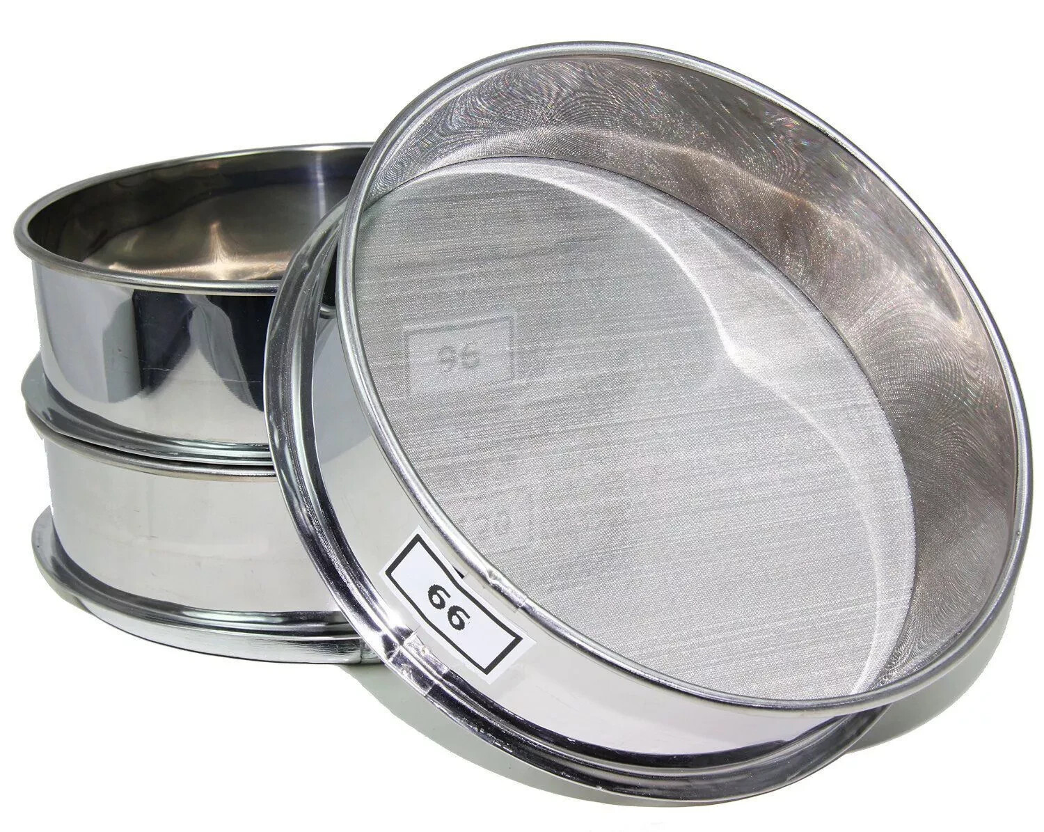 Aluminum Herbal Pollen Hash Extractor stackable sifter 120, 96, 66 Micron Screen
