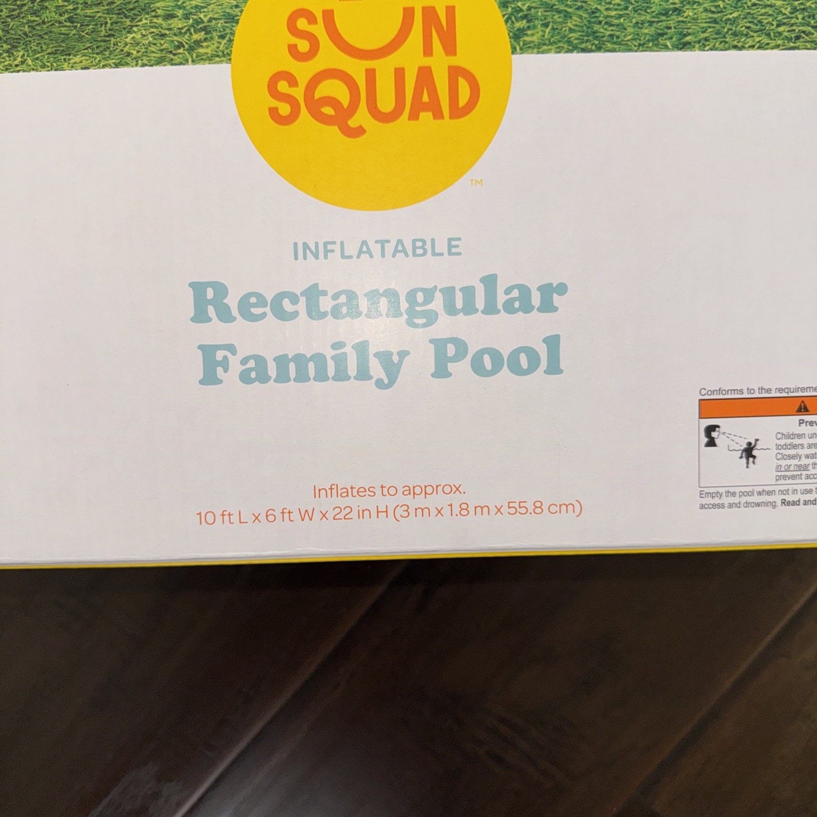 Family Rectangle Kiddie Pool – Sun Squad