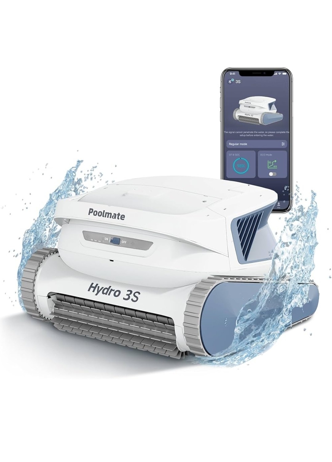 NIB Poolmate Chasing Hydro 3S Robotic Pool Cleaner 300 Mins $650 IngroundAbove