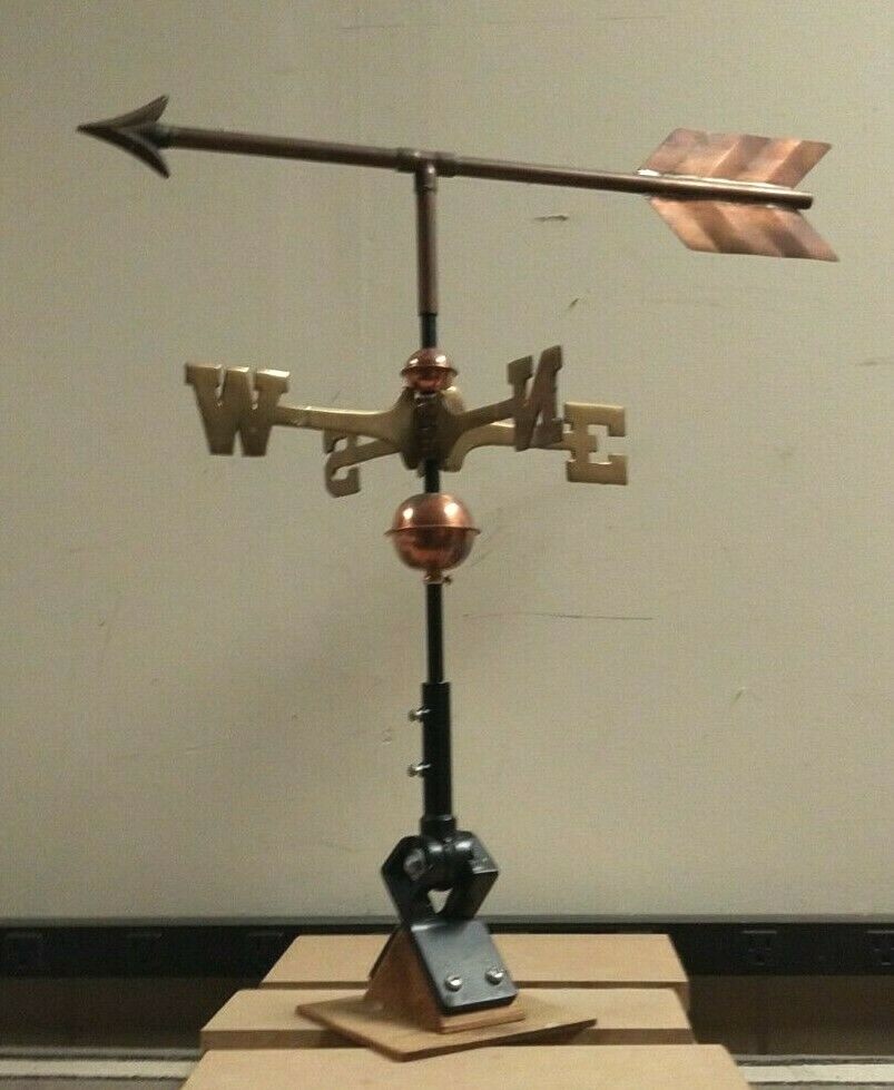 ARROW weathervane, 21″ copper,Complete Cottage/medium size vane with mount.