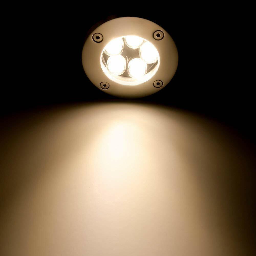 LED In-Ground Lights 5W Garden Landscape Outdoor Lighting Waterproof 3000K 6000K