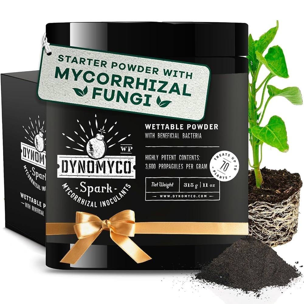 DYNOMYCO Spark WETTABLE Powder Mycorrhizal Inoculant- 170 GRAMS -Up To 38 Plants