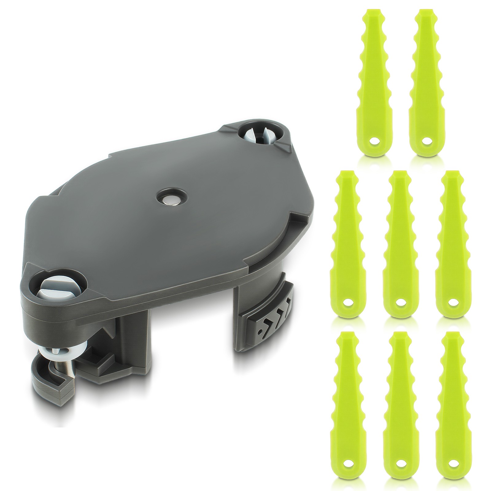 2-in-1 Pivoting Fixed Serrated Bladed & Head For Ryobi P2080, P2008A, P2008