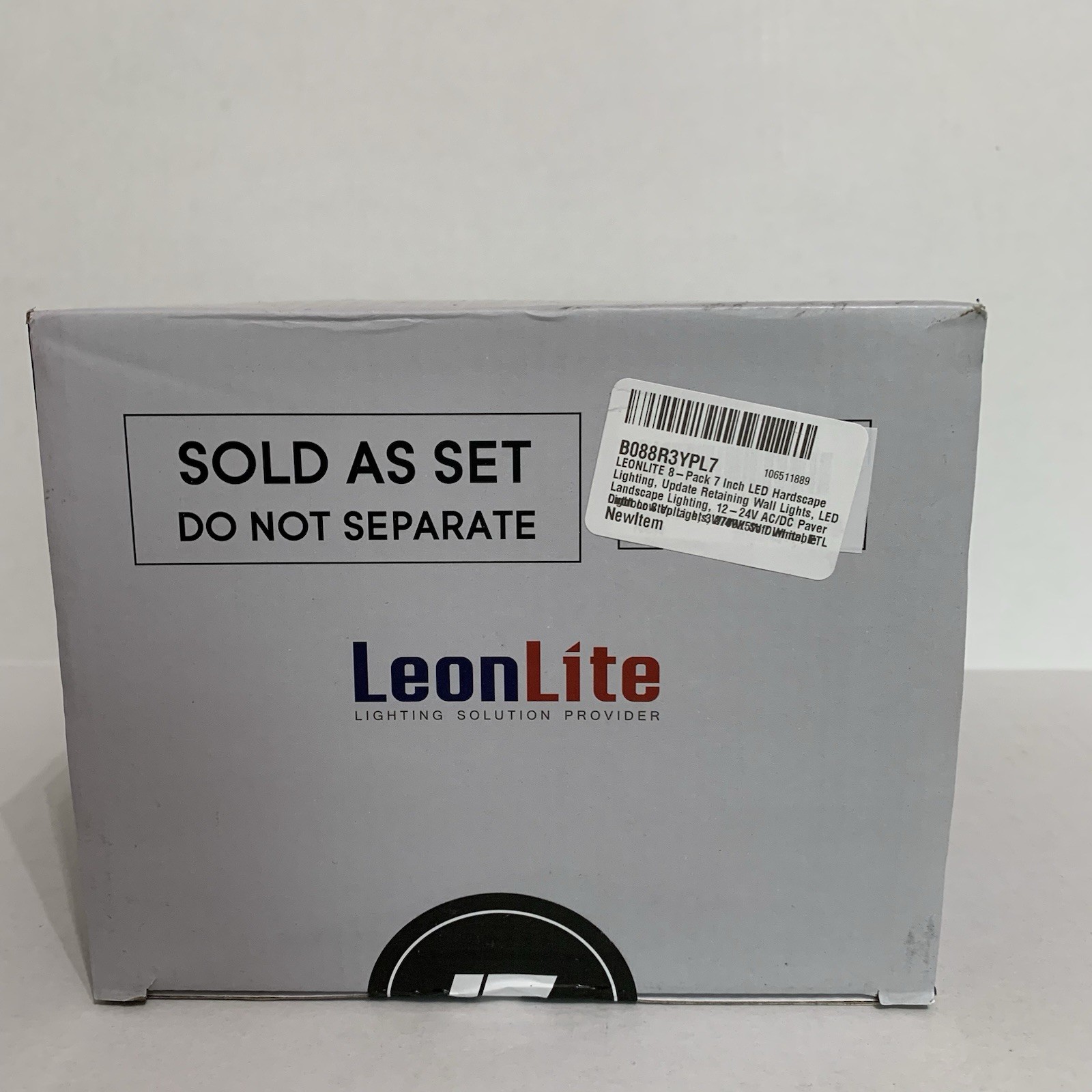 LeonLite 7-Inch 5W Low Voltage Rotatable Hardscape LED Landscape Light (8 Pack)
