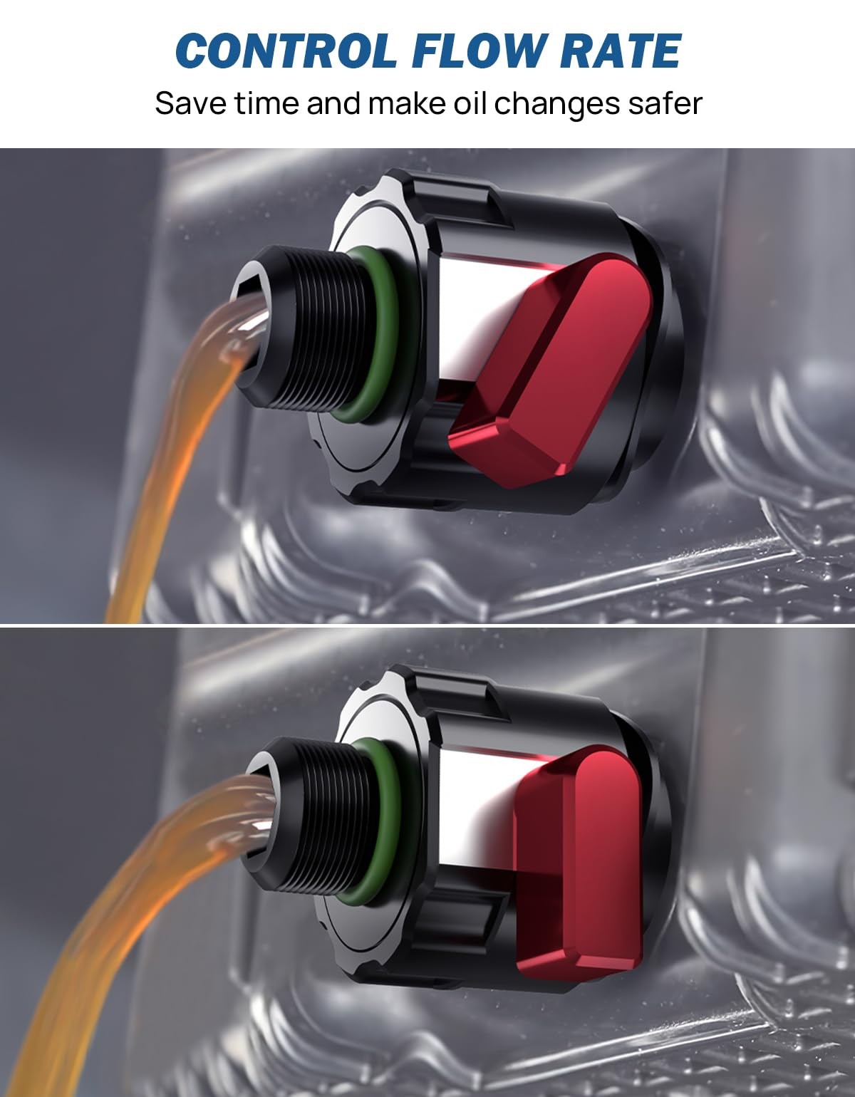 Oil Drain Plug Compatible with 2015-2024 F150 2.7L 5.0L Raptor Mustang, 2021-…