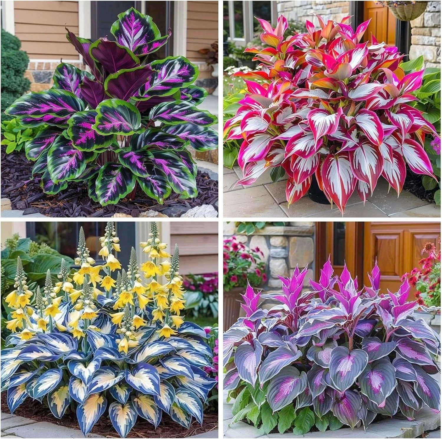 🌿 80+ HOSTA SEEDS – PERENNIAL OUTDOOR SHADE GARDEN PLANTING SEEDS – ORNAMENTAL