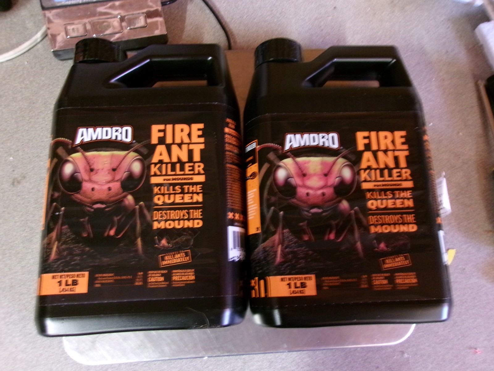 Amdro 1 lb Lot of 2x Outdoor Fire Ant Killer Granule Bait 2,000 sq. ft. Mounds