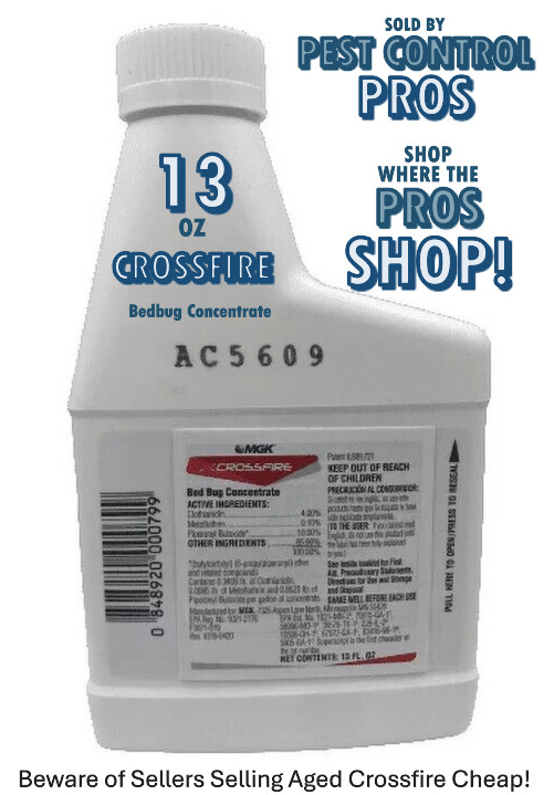 13 oz CrossFire Bed Bug Control Concentrate ~ Kill Bedbugs and Eggs ~ Cross Fire