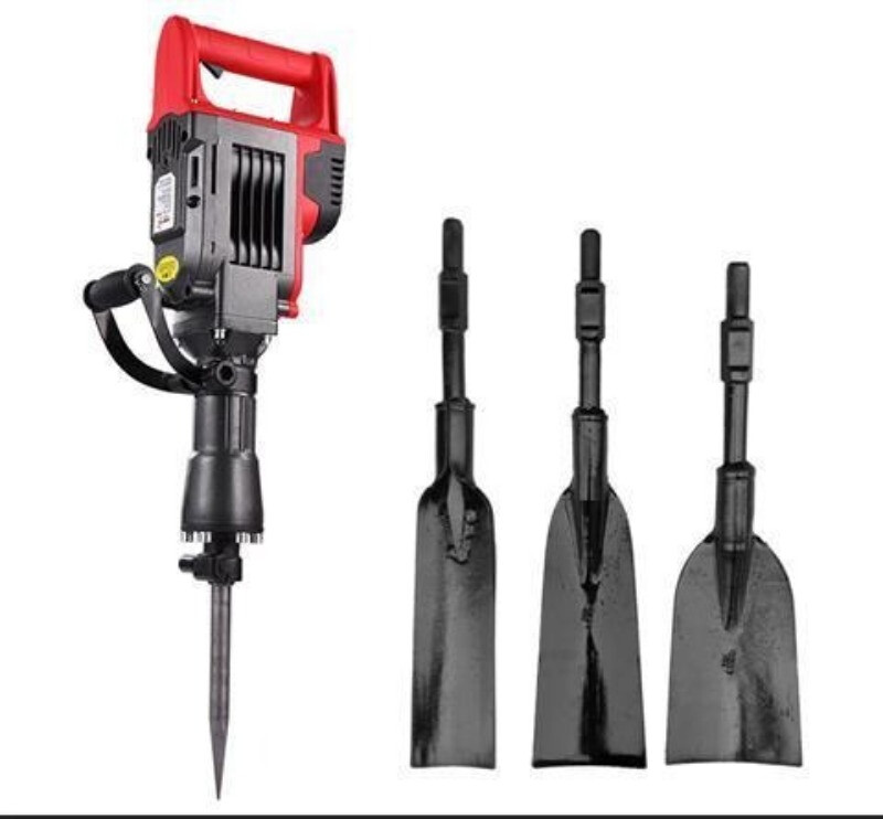 Electric Seedling Digger, Tree Lifter, Rock Crushing and Tamping Machine