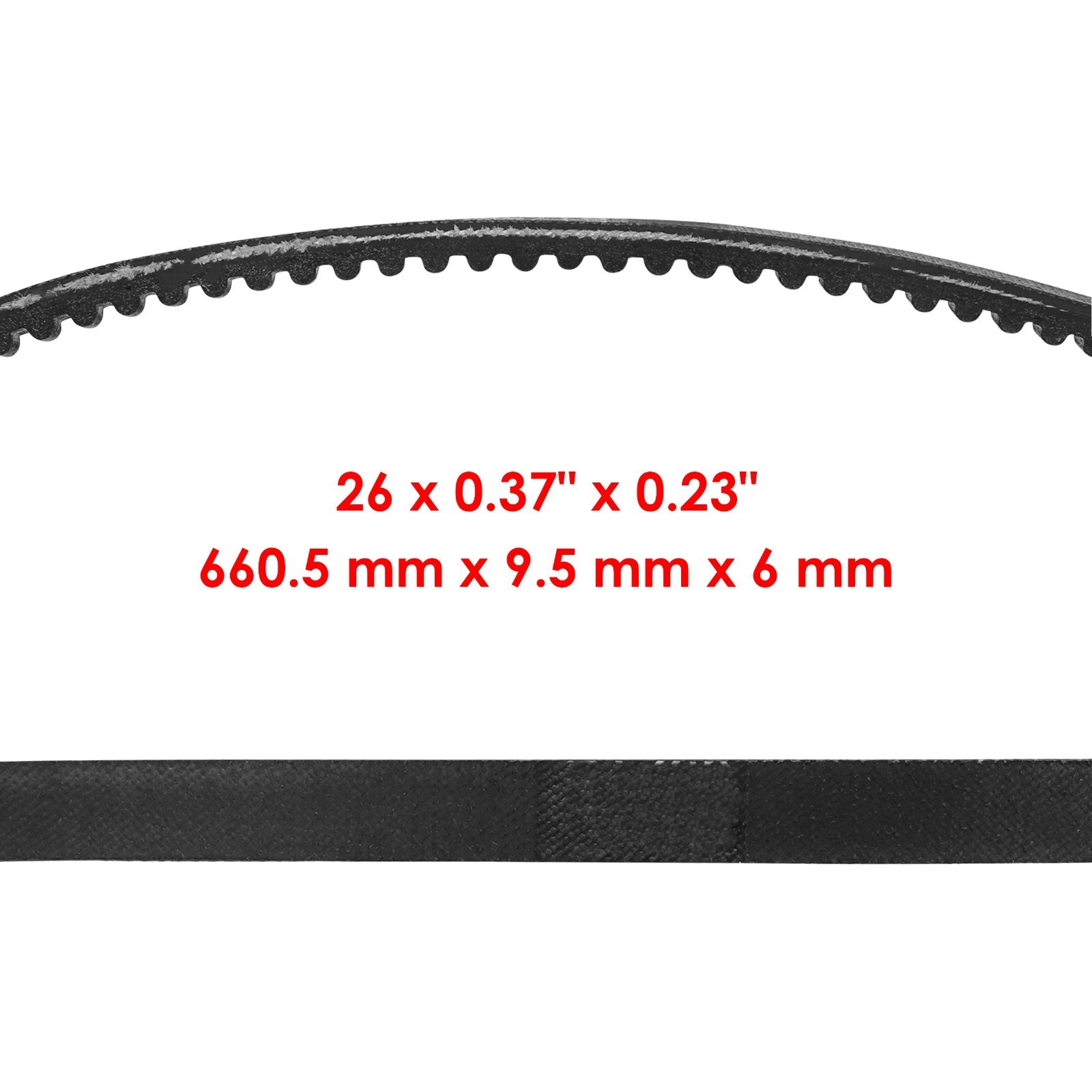 26″x 0.37″ V-Belt For Toro Exmark X-Series / V-Series Walk-Behind Mower 133-8151