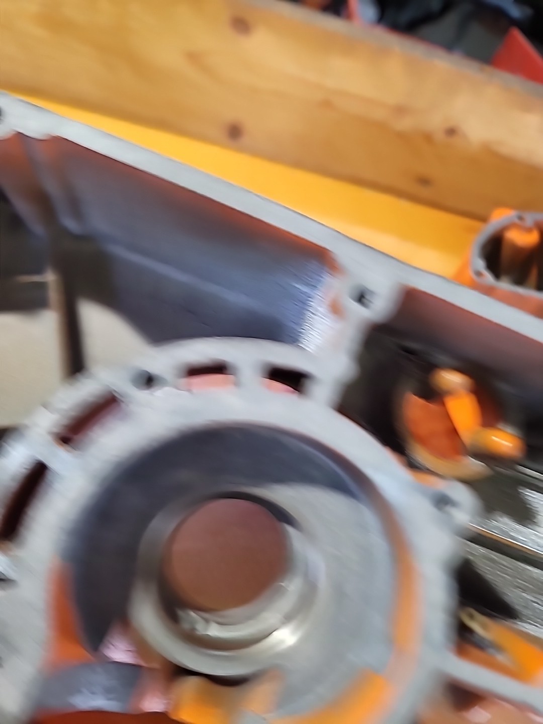 Olympic 261 Crankcase Assembly Both Halves New OEM Orange