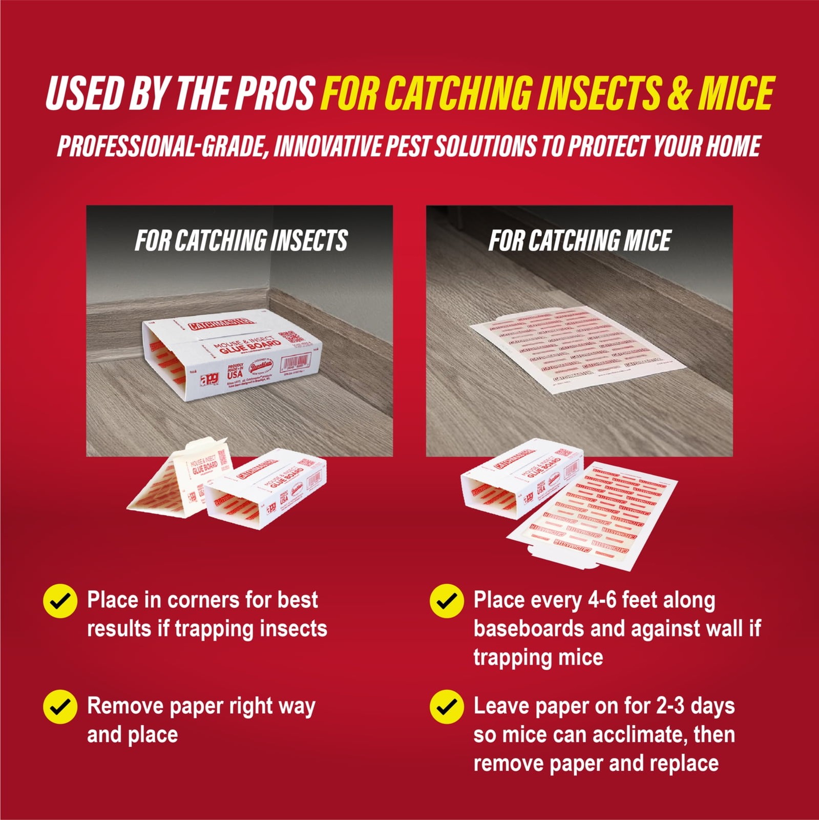 Value Pack Solid Home Pest Traps Year-Round Protection 12 Count
