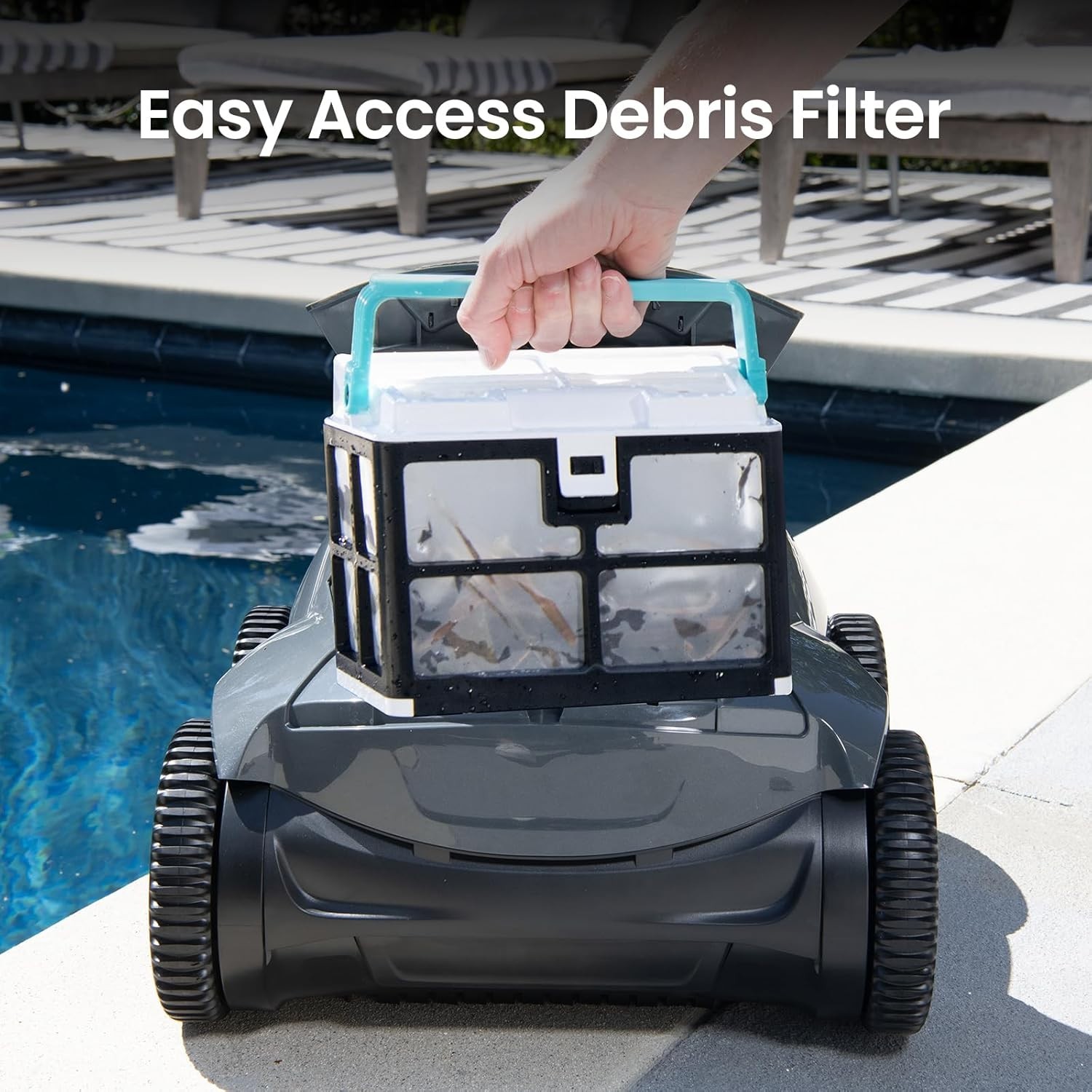 AIPER Seagull Pro Cordless Robotic Pool Cleaner up to 1,600 sq.ft, ZT6001