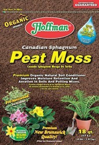 Hoffman Canadian Sphagnum Peat Moss – 18 Quart