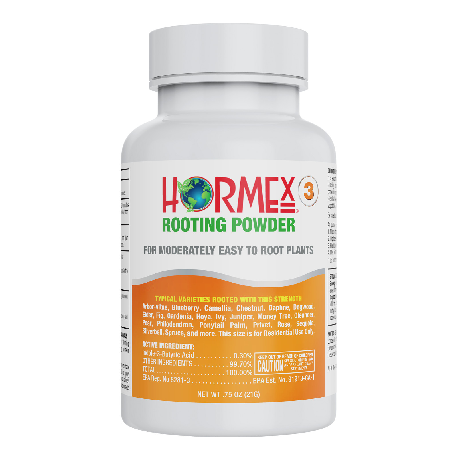 Hormex Rooting Powder #3 – for Moderately Easy to Root Plants – 0.3% IBA