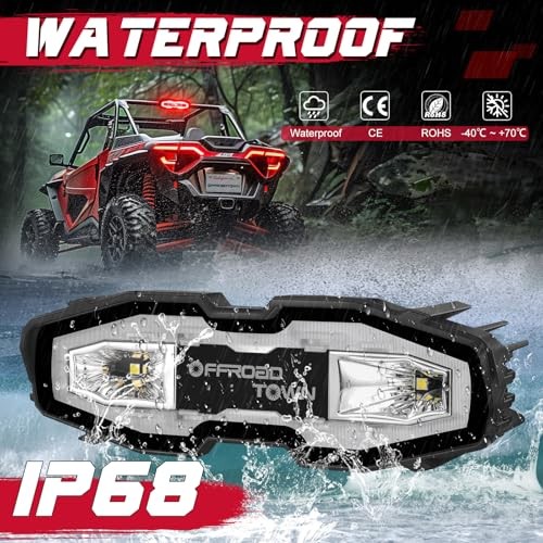 Chase Light UTV Tail Lights LED Chasing 5 Modes (Strobe, Brake, Reverse,