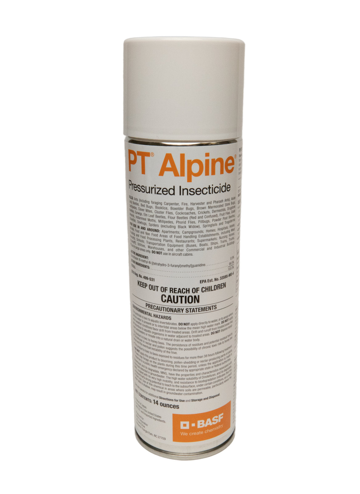 PT Alpine Pressurized Insecticide Spray 14 oz Can by BASF