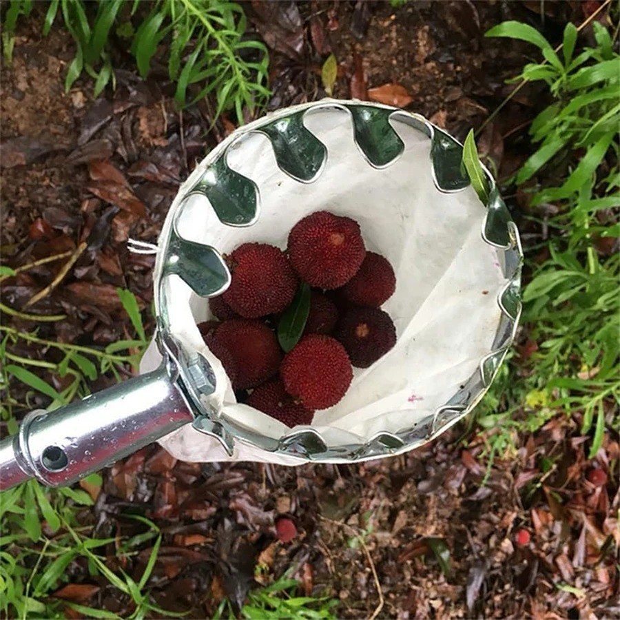 1Pc Fruit Picker Tool Garden Harvest Collector Tree Fruit Picking Basket