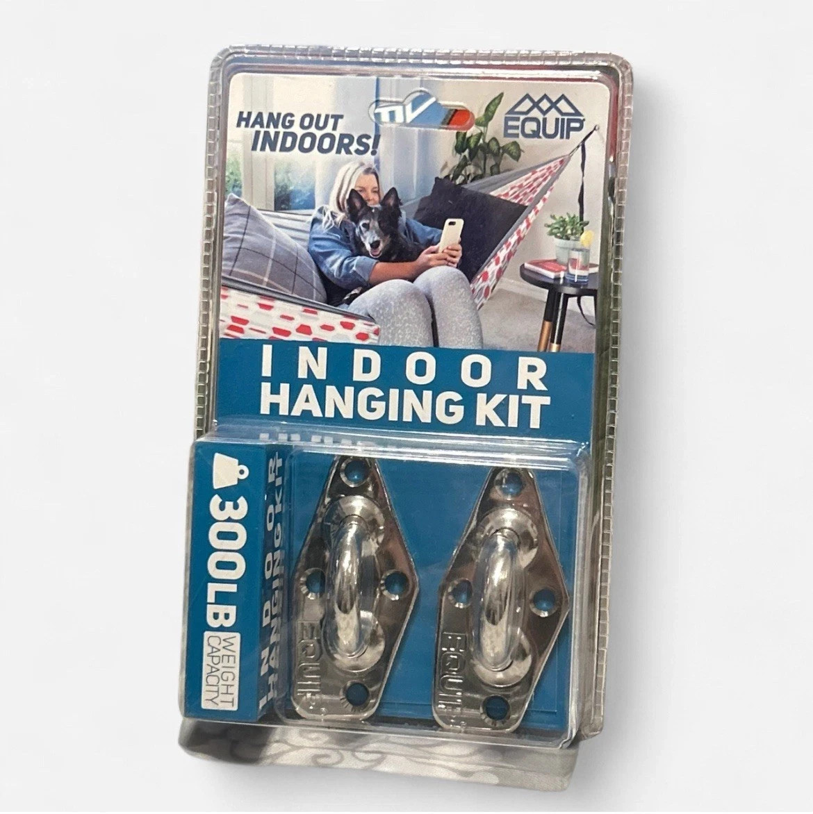 Equip Indoor Outdoor Hammock Hanging Kit 300 LB Max Stainless Steel Construction