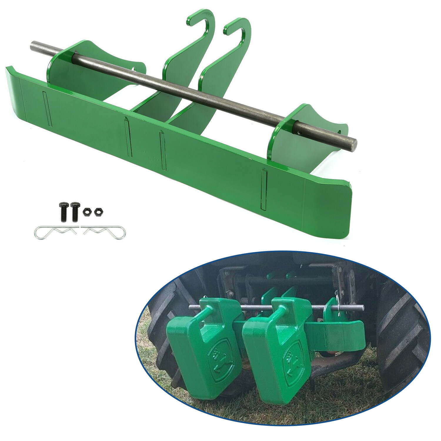 Rear Weight Bar bracket Fits John Deere 316-318-322-332-420-430 Counterweight