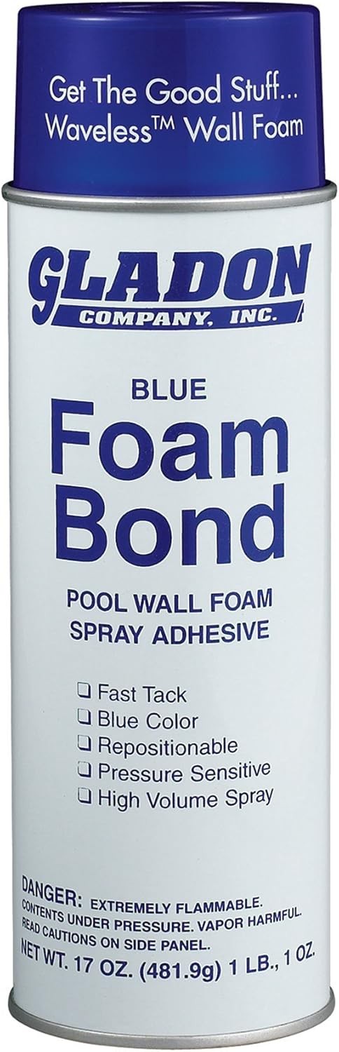 Gladon Blue Foam Bond Spray Adhesive 17oz (Pack of 2)