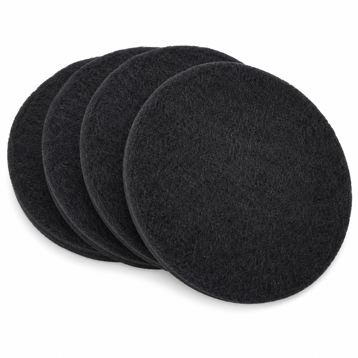 4 Round Activated Charcoal Compost Bin Filters 6.7″ Odor Absorbing Replacement
