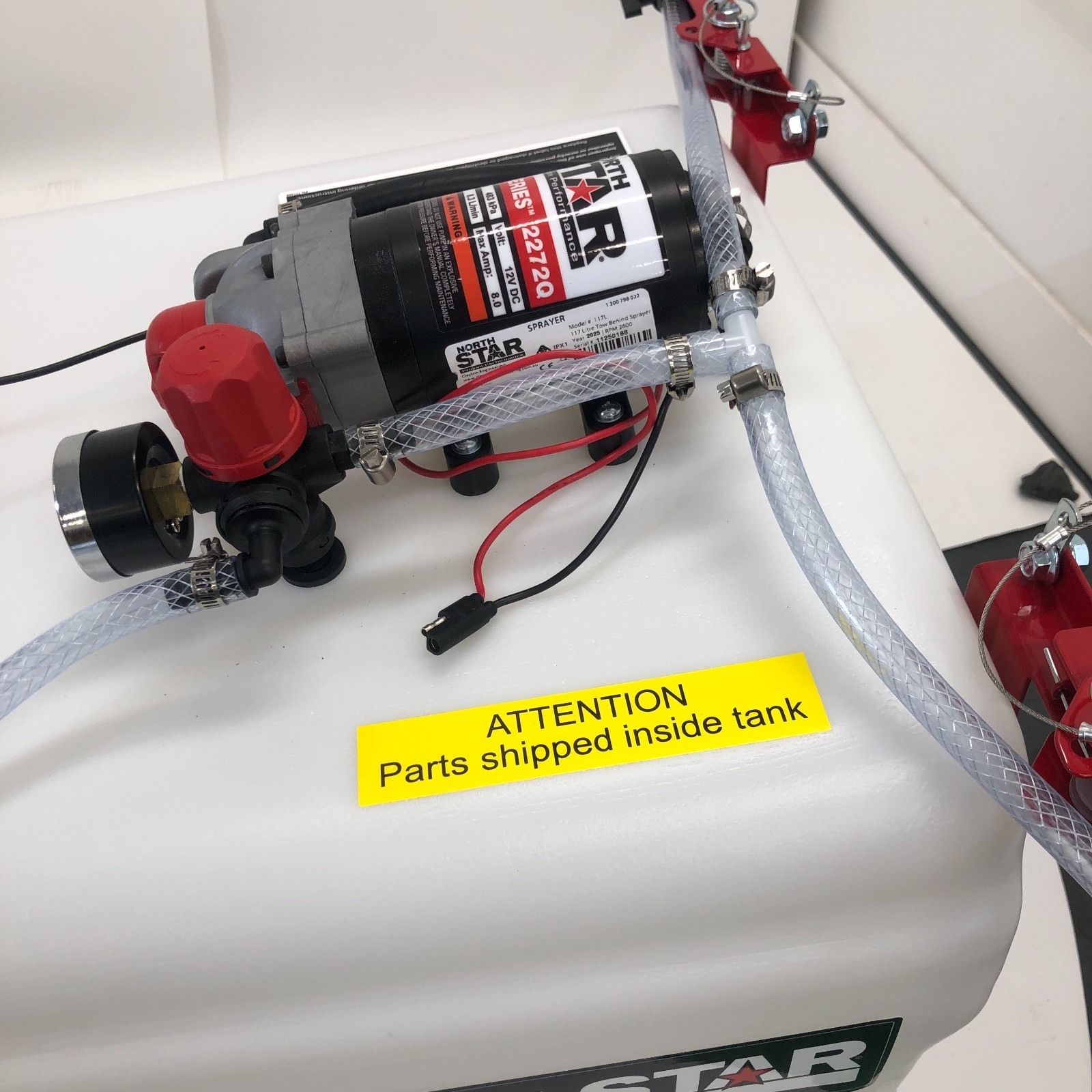 NorthStar Tow-Behind Trailer Boom Broadcast & Spot Sprayer 31 Gallon 2.2 GPM