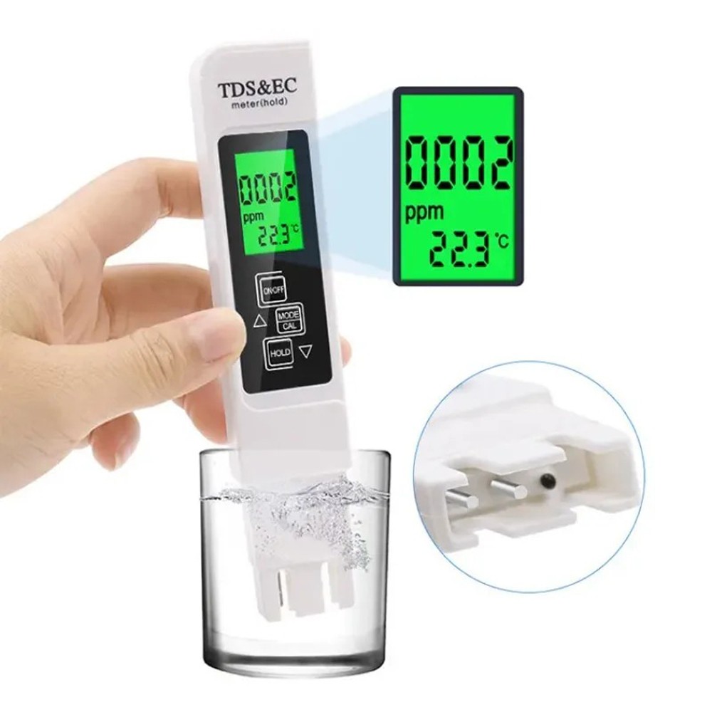 0-9990ppm 2PC TDS Meter Digital Tester Water Quality Testing Kits Drinking Water