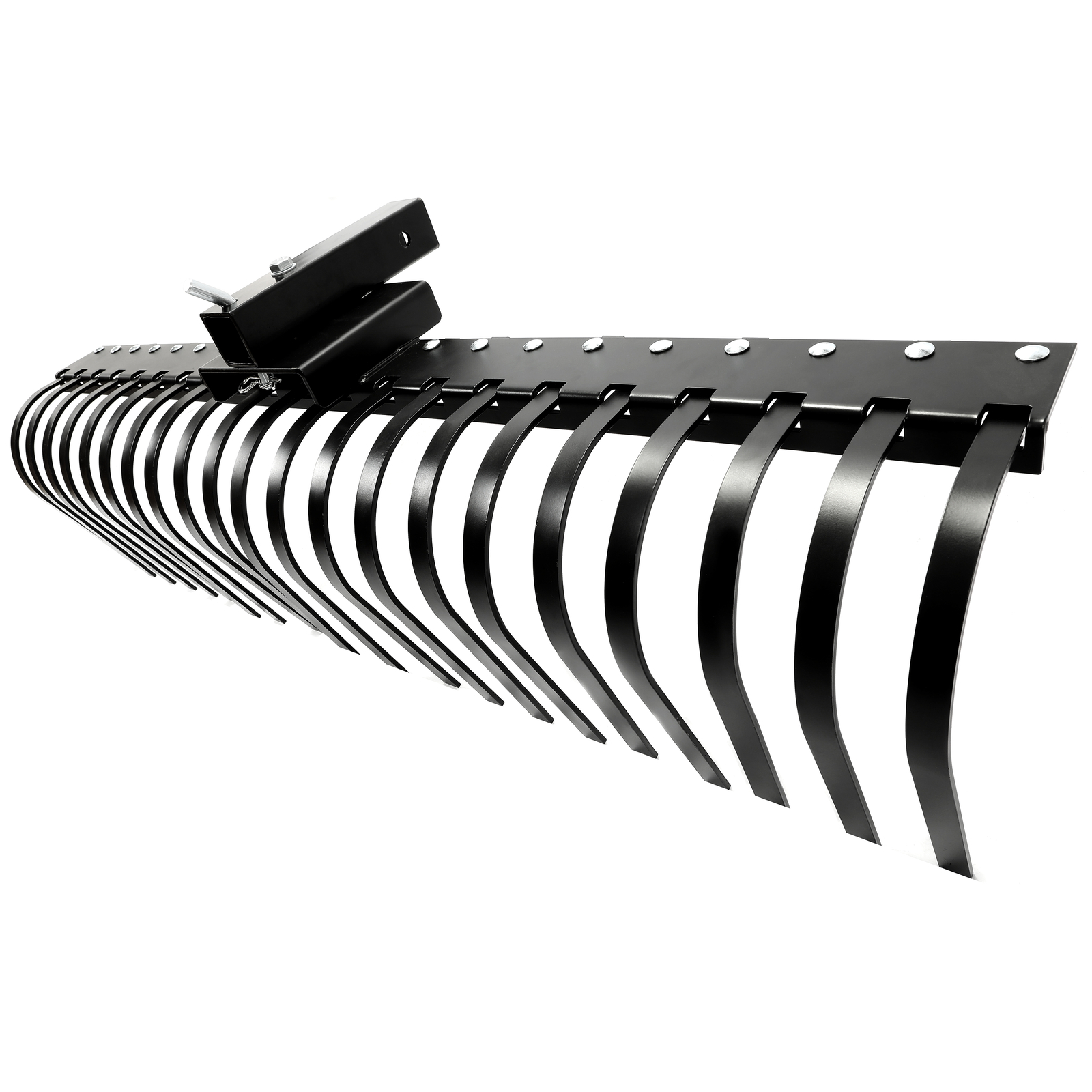 2″ Hitch Receiver 3 Point Landscape Rake 5′ For ATV UTV SXS Compact Tractors