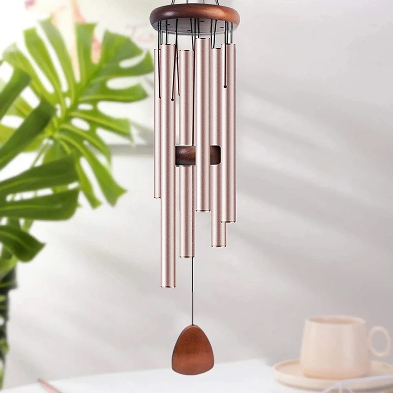 Large Deep Resonance Serenity Wind Chimes Metal Deep Tone Outdoor Home Decor US