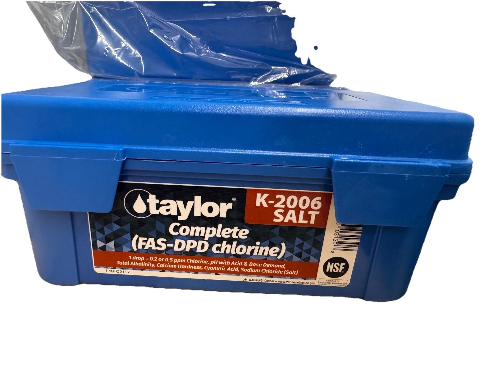 Taylor Technologies K-2006-Salt Series Test Kit Expiration 2027