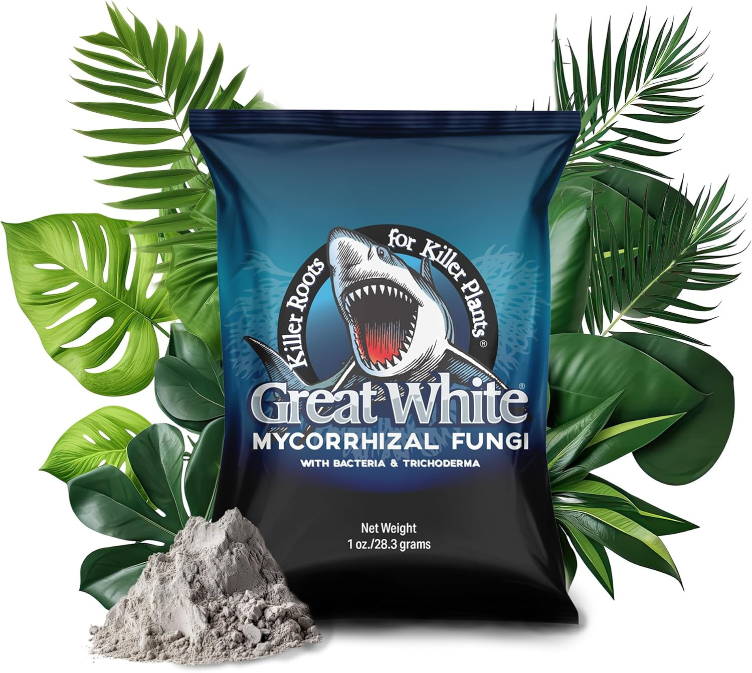 Great White Mycorrhizal Fungi 4 oz Beneficial Bacteria for Plant Growth Roo…