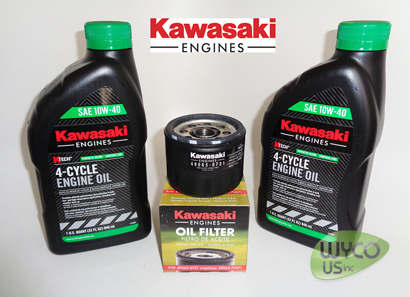 OEM ENGINE OIL CHANGE KIT, (2) OIL 10W-40 & (1) OIL FILTER 49065-0721,49065-7007