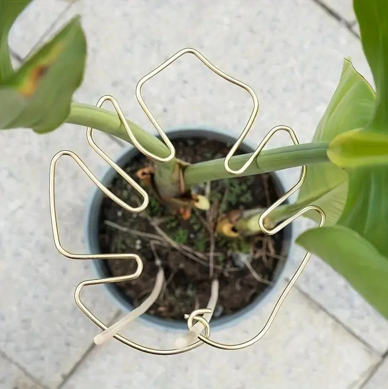 1Pc Large Hanging Plant Stand: Iron Hook Holder for Indoor & Outdoor Pots – NEW