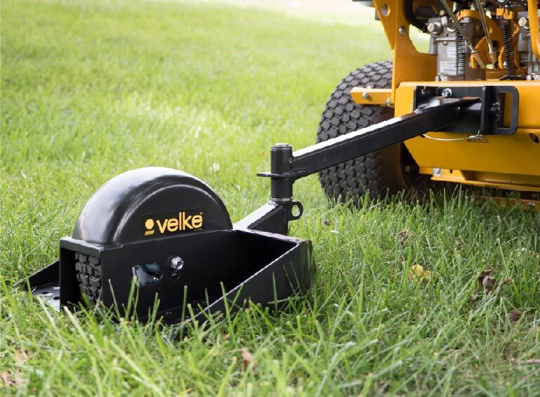 One Wheel Sulky Velke made by Wright MFG Commercial Exmark Scag Bobcat Toro Wal