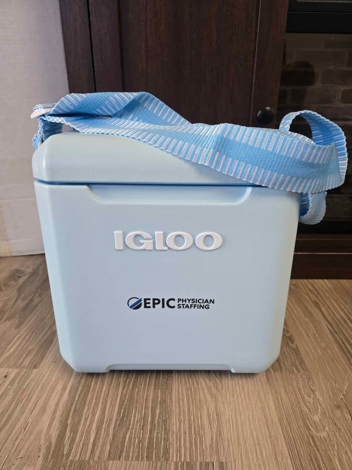 Igloo 11 Qt Tag Along Too Strapped Picnic Style Cooler, Branded with Epic Physic